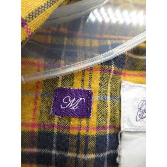 Garbstore Shirt Medium Flannel Button Down Plaid Western Workwear - Picture 10 of 11